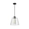 Nuvo Aura, 12 Inch LED Pendant, Matte Black, K9 Bubble Crystal, 3000K CCT 62/2172 - alternate 5